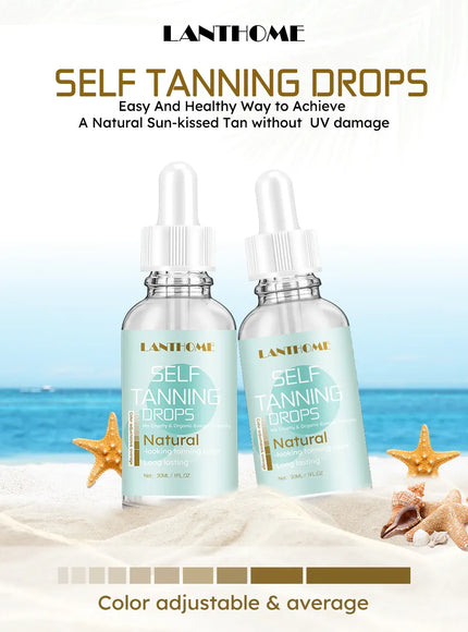 KissICON 30ml KissIcon Self Tanner Drops 30ml Sunless - Natural-Looking