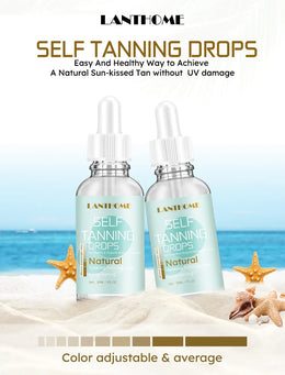 KissICON 30ml KissIcon Self Tanner Drops 30ml Sunless - Natural-Looking