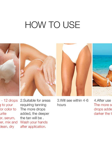 KissICON 30ml KissIcon Self Tanner Drops 30ml Sunless - Natural-Looking