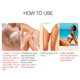 KissICON 30ml KissIcon Self Tanner Drops 30ml Sunless - Natural-Looking