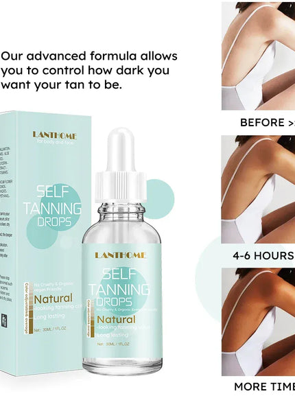 KissICON 30ml KissIcon Self Tanner Drops 30ml Sunless - Natural-Looking