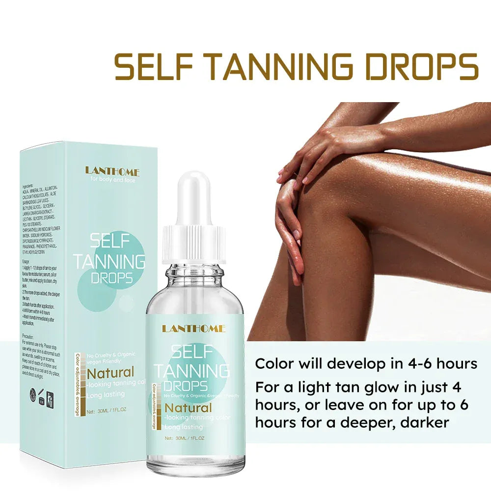 KissICON 30ml KissIcon Self Tanner Drops 30ml Sunless - Natural-Looking