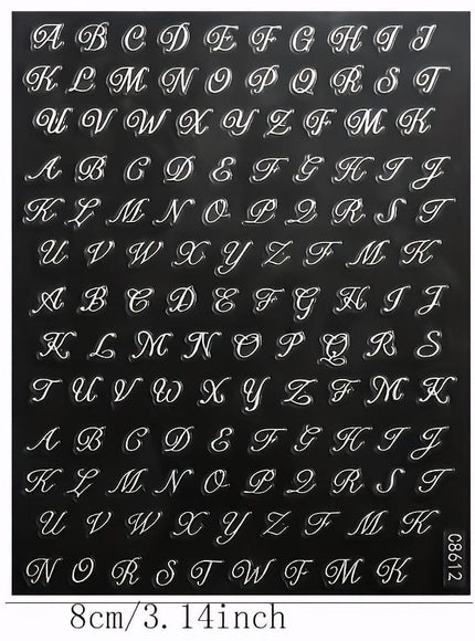 KissICON 30pcs KissIcon 3D Nail Stickers - Self-Adhesive Floral Designs