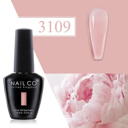 KissICON 3109 💋 Nailco Red Gel Polish - Lasting Soak