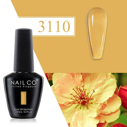 KissICON 3110 💋 Nailco Red Gel Polish - Lasting Soak