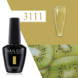 KissICON 3111 💋 Nailco Red Gel Polish - Lasting Soak