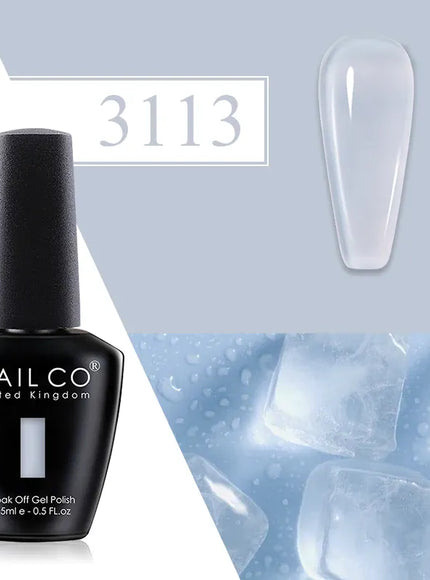 KissICON 3113 💋 Nailco Red Gel Polish - Lasting Soak