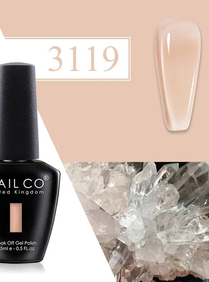 KissICON 3119 💋 Nailco Red Gel Polish - Lasting Soak