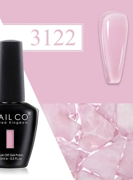 KissICON 3122 💋 Nailco Red Gel Polish - Lasting Soak