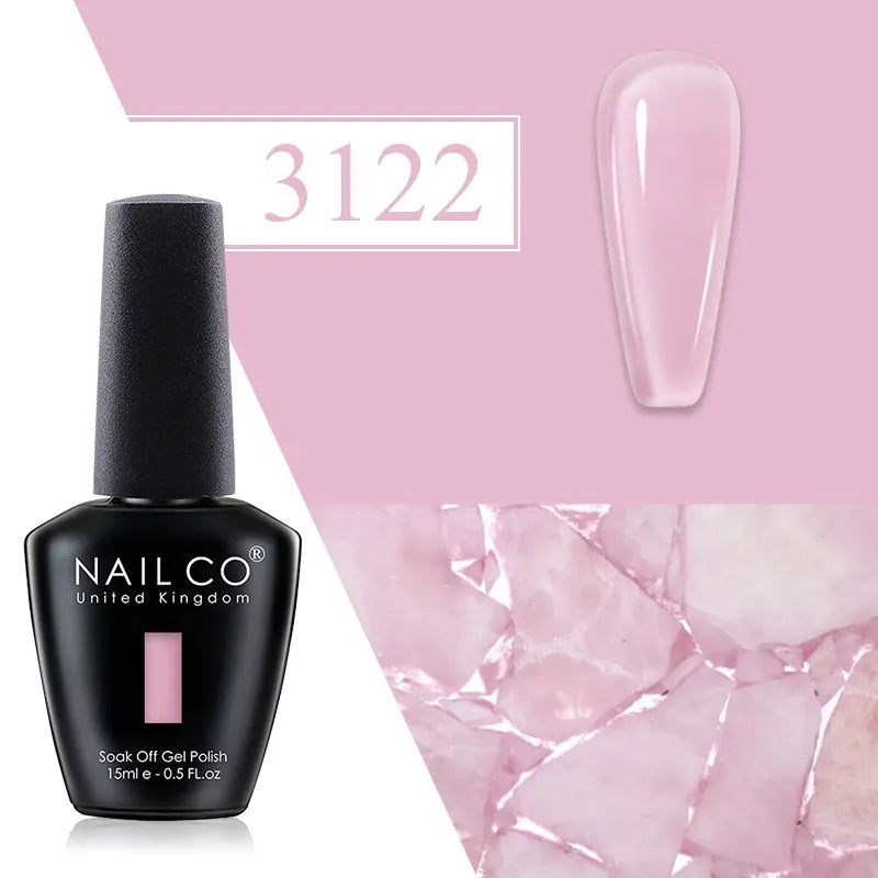 KissICON 3122 💋 Nailco Red Gel Polish - Lasting Soak