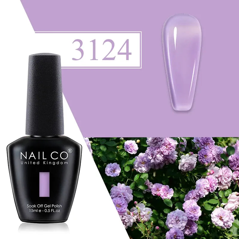 KissICON 3124 💋 Nailco Red Gel Polish - Lasting Soak