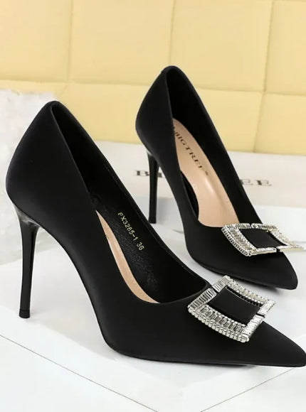 KissICON 3265-K71 Black / 39 / CHINA Fashionable High Heels For Women With Light Mouth