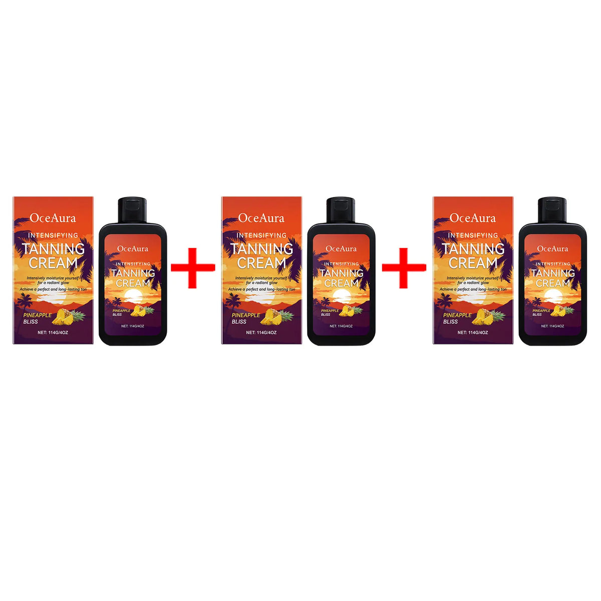 KissICON 342g Boxed 💋 Body Tanning Cream Solarium - Accelerates Bronzing