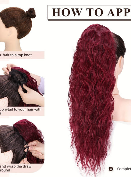 KissIcon KooKaStyle Ponytail Extension 26 Inch - Drawstring
