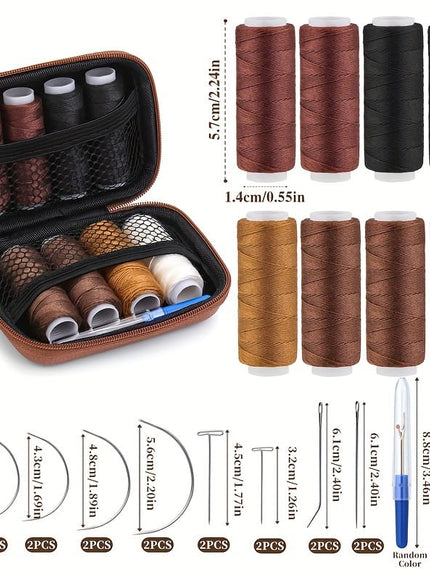 KissIcon Hair Extension Sewing Kit Needles And Thread