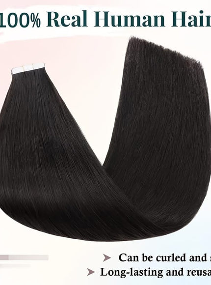 KissIcon Tape-In Straight Hair Extensions 16-26 - Weft