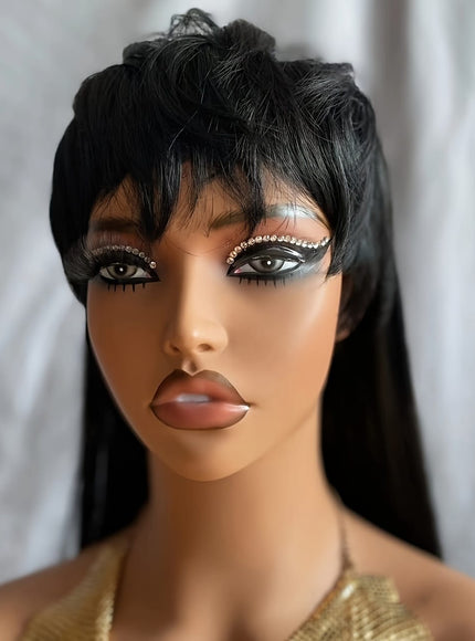Kissicon Mullet Pixie Cut Synthetic Wig