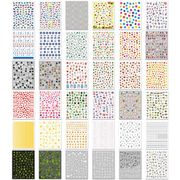 KissICON 36 Festive Nail Art Decals Kiss Icon 36 Sheets Holiday Nail Art Stickers