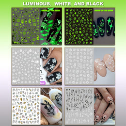 KissICON 36 Festive Nail Art Decals Kiss Icon 36 Sheets Holiday Nail Art Stickers