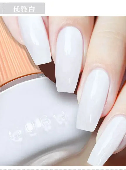 KissICON 37 KissIcon Milk White Nail Polish Quick Dry Matte
