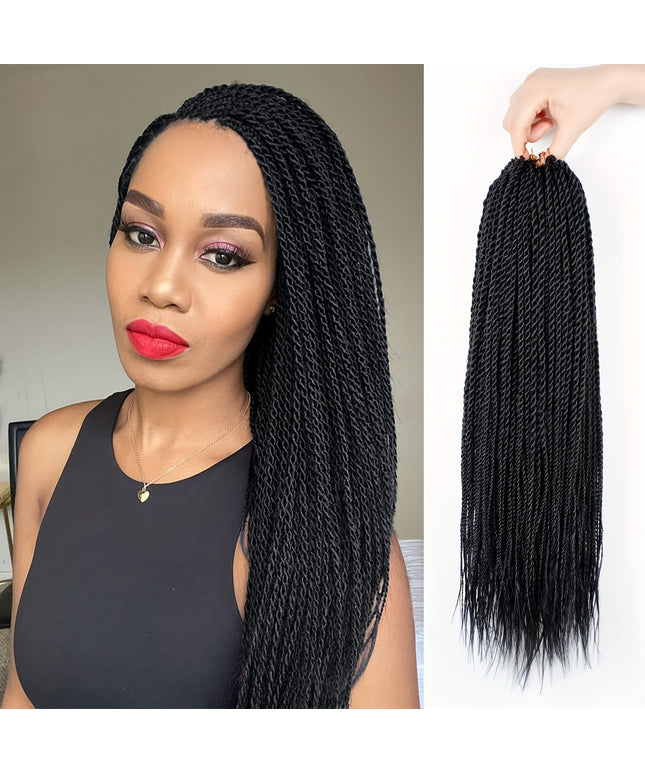 [KissIcon] 3 Pack Twist Crochet Braids 18 -