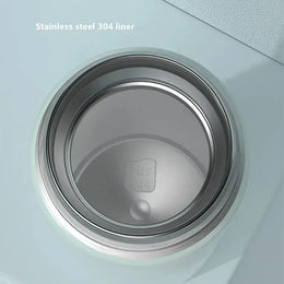 KissICON 380ml Stainless Steel Vacuum Flask Straw