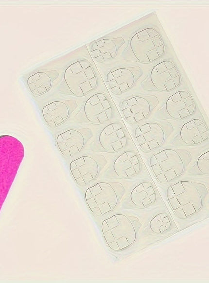 KissIcon 24Pcs Square Press On Nails Includes Glue
