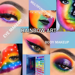 KissICON 39 Colors 39-color Ultra Pigmented Rainbow Eyeshadow Palette Matte
