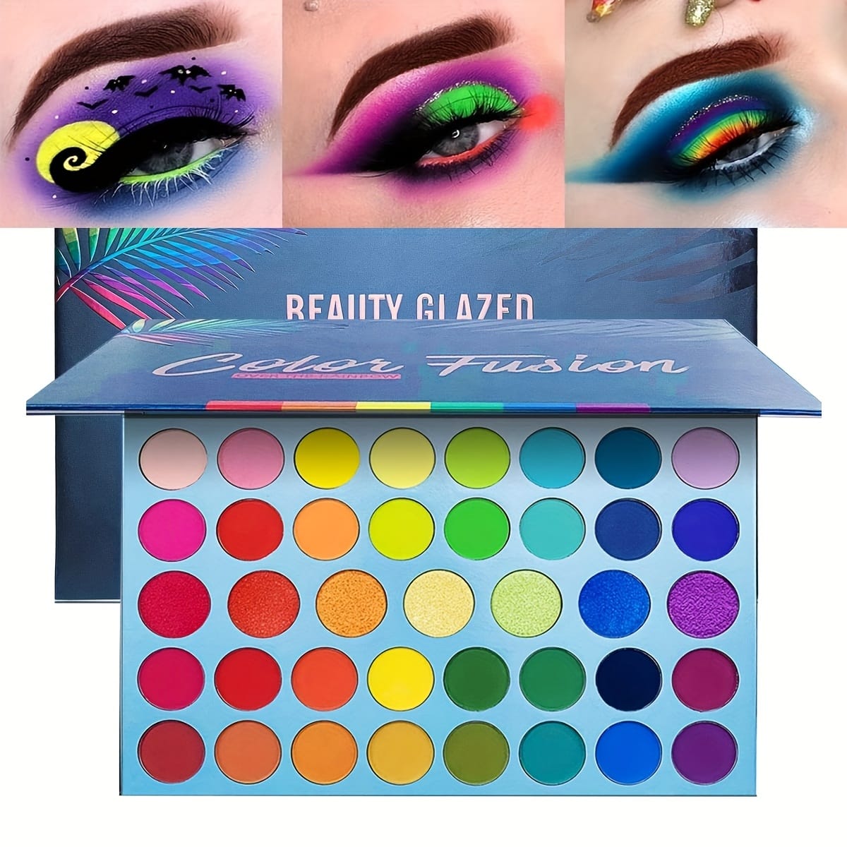 KissICON 39 Colors 39-color Ultra Pigmented Rainbow Eyeshadow Palette Matte