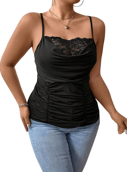 Plus Size - Women'S Plus Size Black Lace