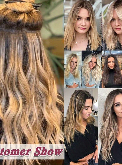 💋 Tape In 100% Human Hair Extensions Weft