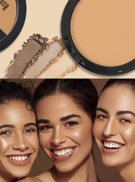 KissICON 3color Matte Powder Compact Oil Control