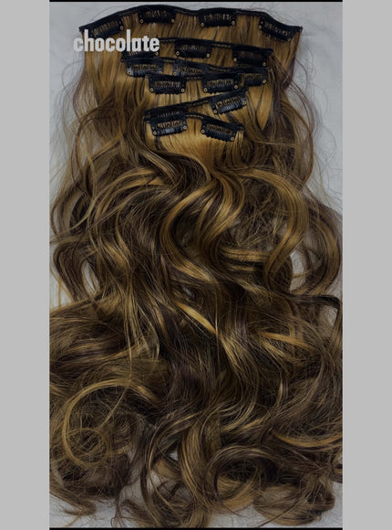 Kissicon Heat Resistant Clip In Hair