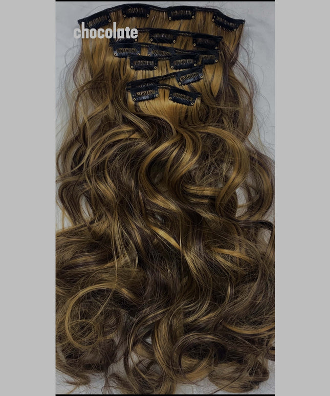 Kissicon Heat Resistant Clip In Hair