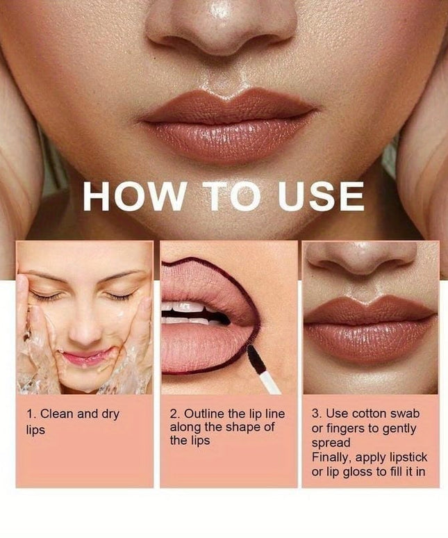KissICON 3Pack KissIcon Lip Liner Set - Peel Off Long