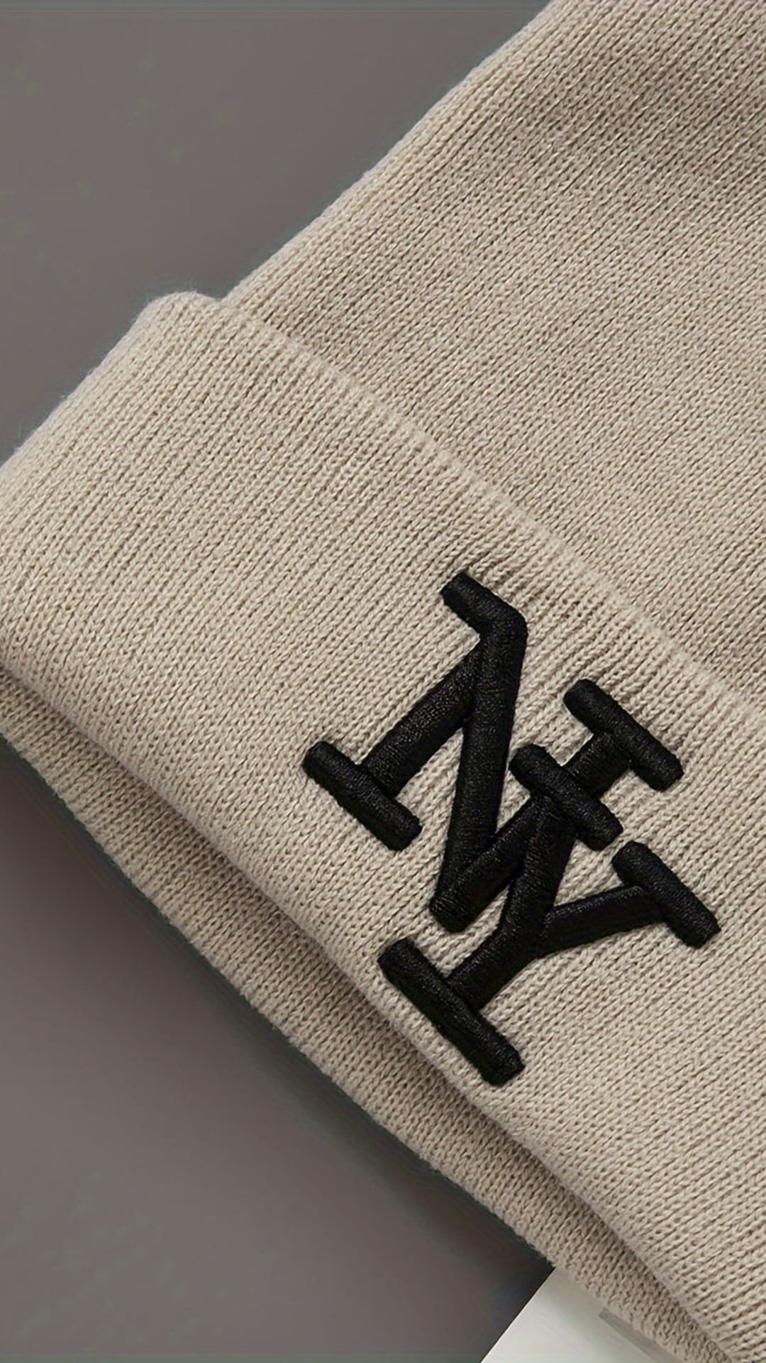 jkthpu-45 3Pack Unisex Black Knit Beanies Embroidered NY Logo