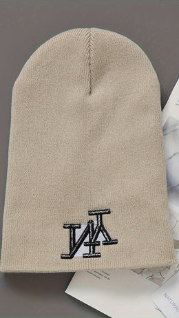 jkthpu-45 3Pack Unisex Black Knit Beanies Embroidered NY Logo