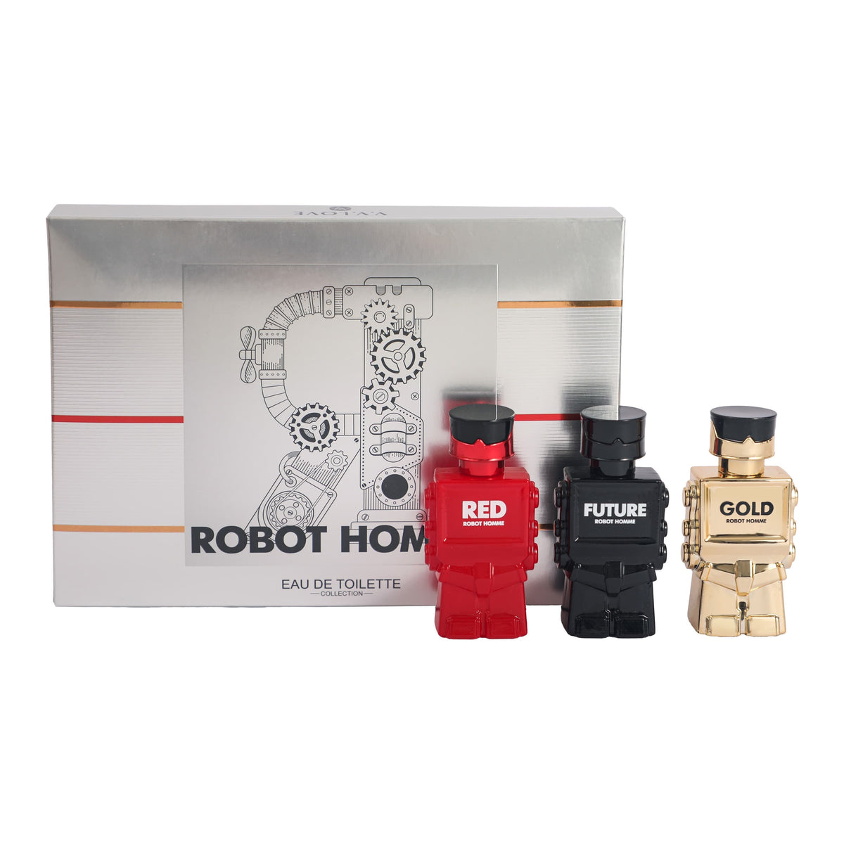 KissICON 3PCS Perfume Gift Set KissIcon Robot Men Gift Set - Long Lasting