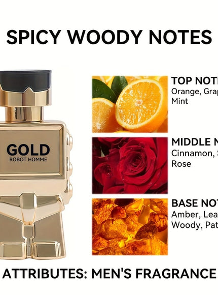 KissICON 3PCS Perfume Gift Set KissIcon Robot Men Gift Set - Long Lasting
