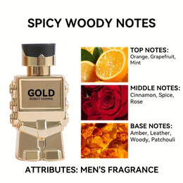 KissICON 3PCS Perfume Gift Set KissIcon Robot Men Gift Set - Long Lasting