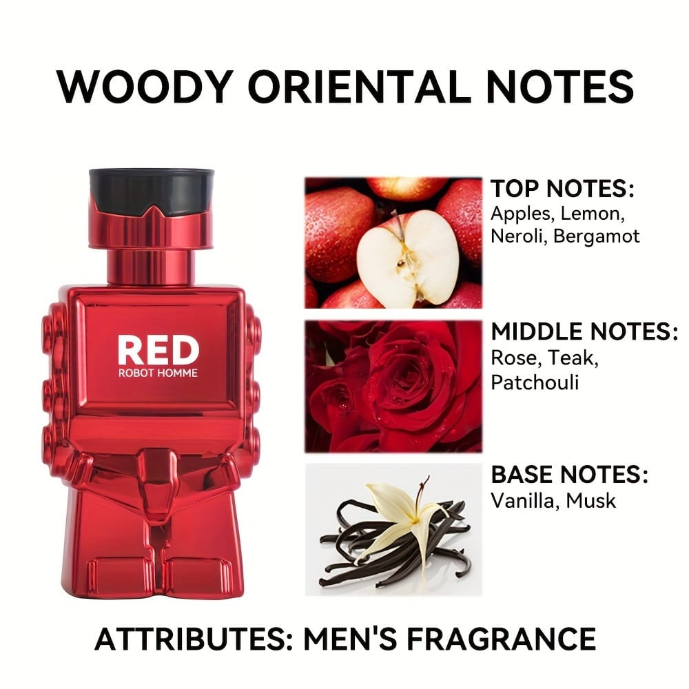 KissICON 3PCS Perfume Gift Set KissIcon Robot Men Gift Set - Long Lasting