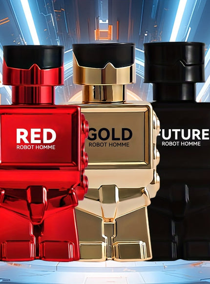 KissICON 3PCS Perfume Gift Set KissIcon Robot Men Gift Set - Long Lasting