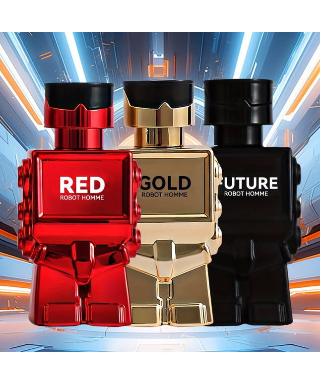 KissICON 3PCS Perfume Gift Set KissIcon Robot Men Gift Set - Long Lasting
