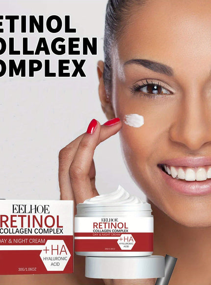 KissICON 3pcs Retinol Collagen Firming Face Cream Vitamin C Moisturizer