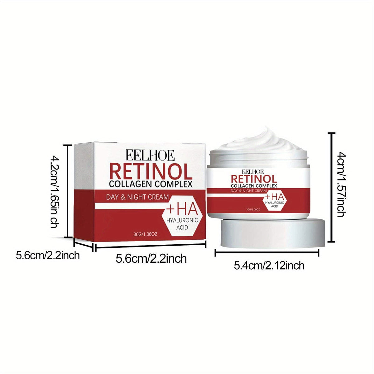 KissICON 3pcs Retinol Collagen Firming Face Cream Vitamin C Moisturizer
