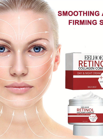 KissICON 3pcs Retinol Collagen Firming Face Cream Vitamin C Moisturizer
