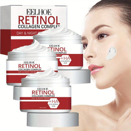 KissICON 3pcs Retinol Collagen Firming Face Cream Vitamin C Moisturizer