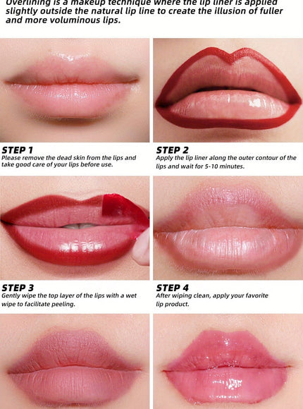 KissICON 3PCS SET KissIcon Lip Liner Kit - Matte Finish Waterproof