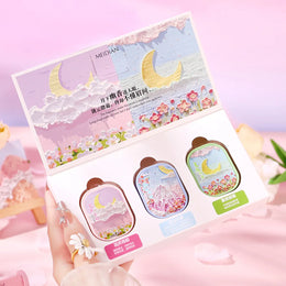 KissICON 3pcs Solid Perfume Gift Set for Women Long Lasting