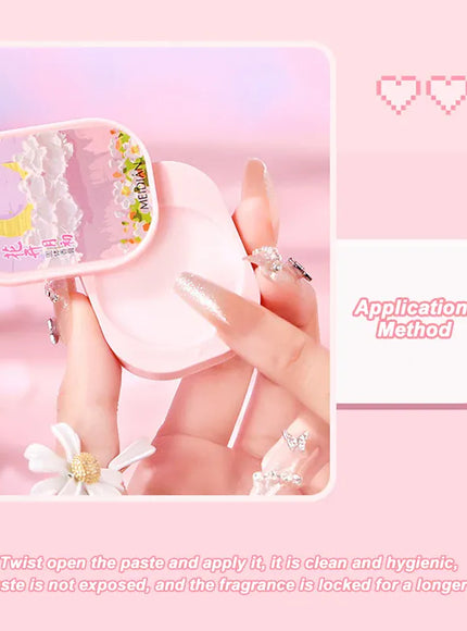 KissICON 3pcs Solid Perfume Gift Set for Women Long Lasting